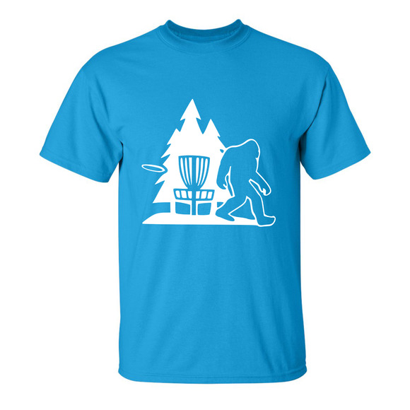 Disc Golf T Shirt SASQUATCH BASKET Discgolfer Discgolfing Shirt - Picture 14 of 16